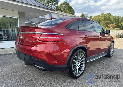 2019 Mercedes-Benz Gle Coupe 43 Amg z USA, uszkodzony, nr VIN 4JGED6EB9KA140547